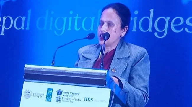 डिजिटल पूर्वाधार विकासमा नेपाल-भारत सहकार्य आवश्यक -सञ्चारमन्त्री शर्मा