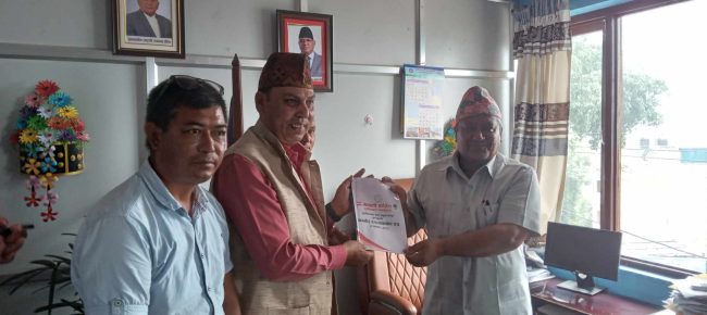 बजेट निर्माणको पूर्वसन्ध्यामा सूर्यविनायक नगर प्रमुखलाई काँग्रेसको ध्यानाकर्षण