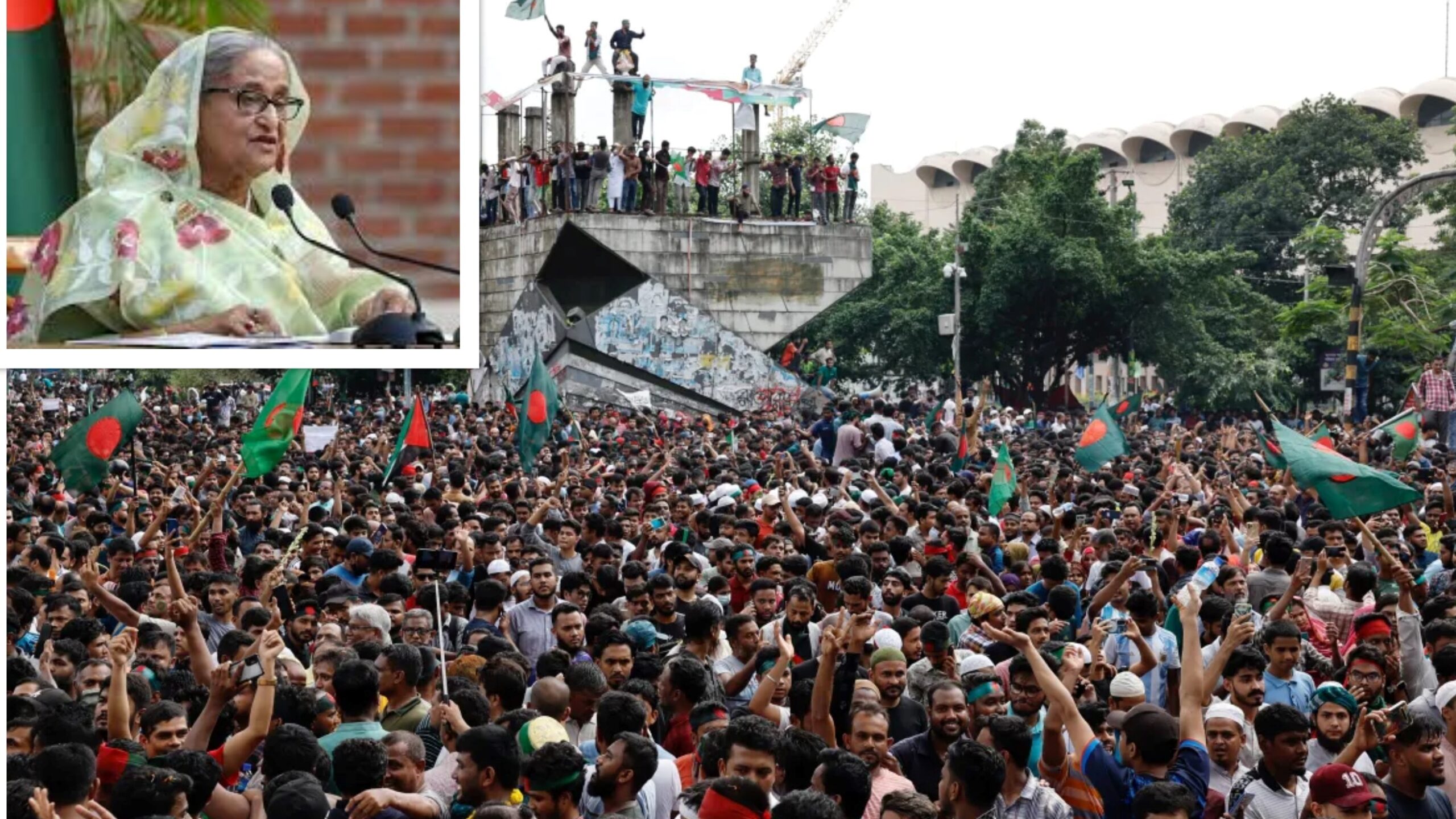 यसरी रचियो बंगलादेशी प्रधानमन्त्री शेख हसिना पतनको बाटो